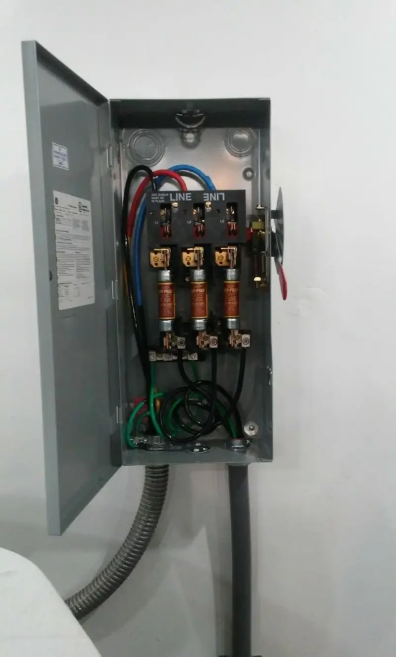 Three-phase disconnect switch installed for Electrical Wiring & Rewiring in Lower Chanceford